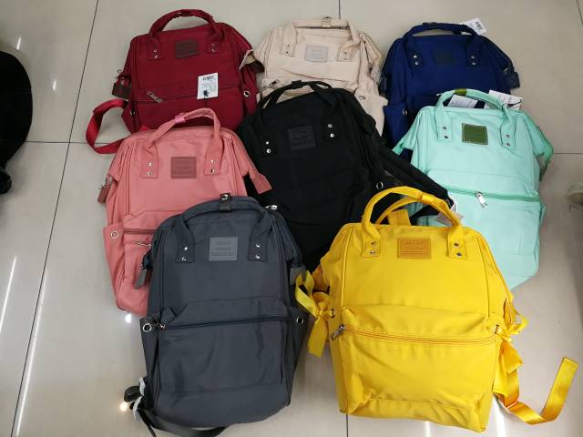 Ransel fashion 6813 backpack anello satin pita / tas punggung / tas sekolah / tas kuliah