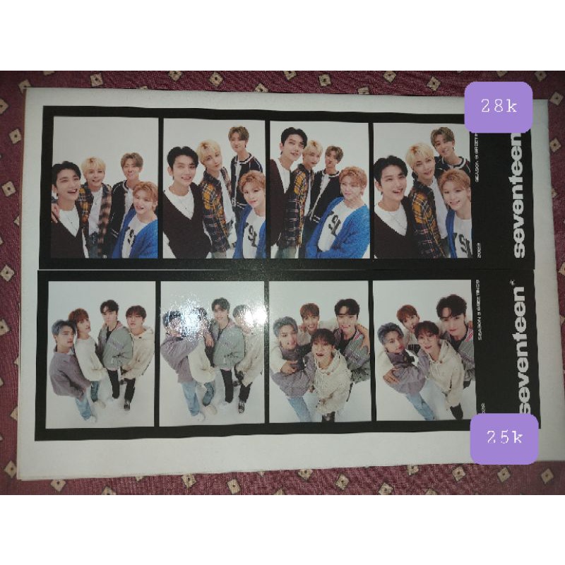 4 cuts photo Season's Greetings SG 22 Seventeen