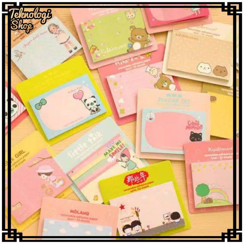 STICKY NOTE KARTUN/ Memo Sticky