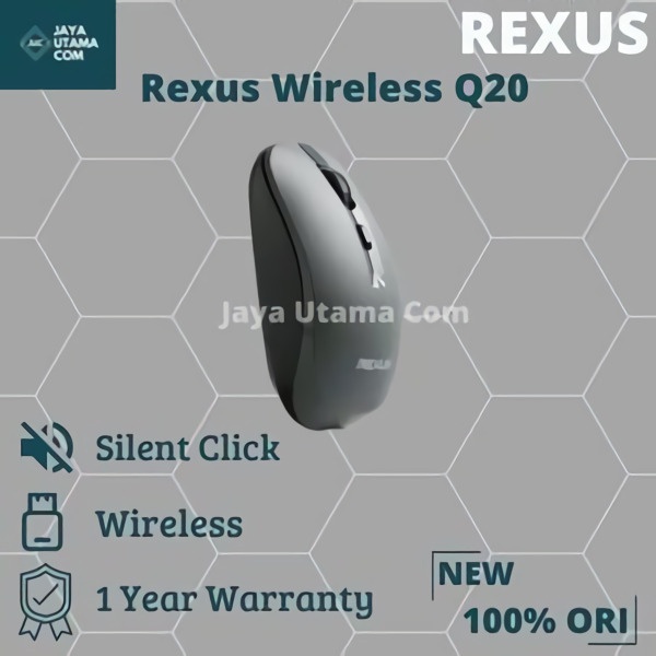 Rexus Mouse Wireless Office Q20 Silent Click Original