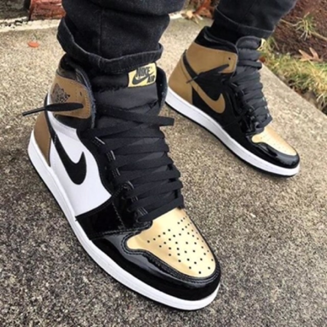 gold tip jordan 1