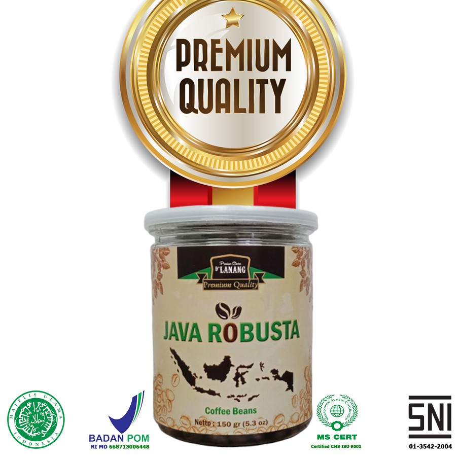 

BEST SELLER Coffe Bean Robusta D'Lanang ISO 9001
