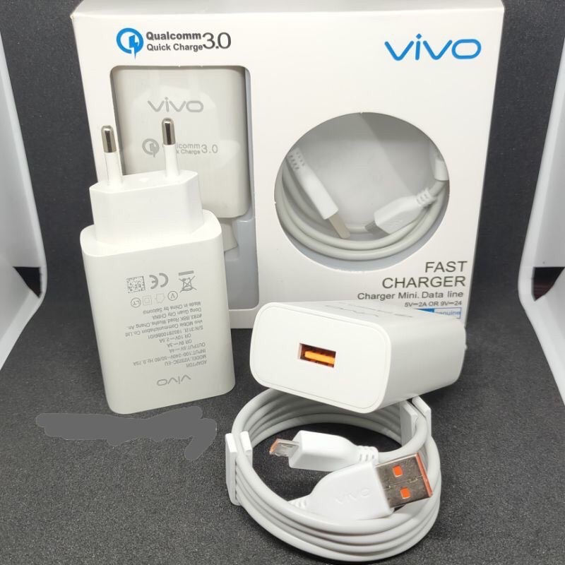 Charger Fast charging Vivo micro usb original Qualcomm 3 4A