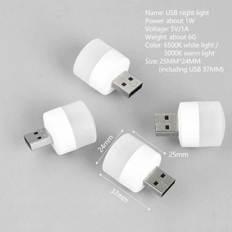 usb lampu mini portable lampu tidur mini