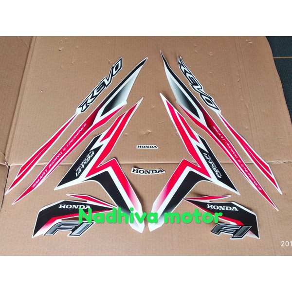 stiker striping lisbody sticker revo fi 2015 2016 putih