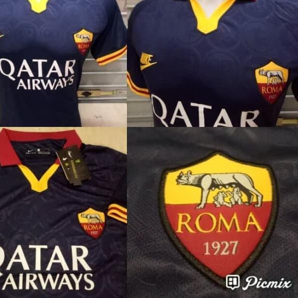 JERSEY BOLA AS ROMA 3RD OFFICIAL 2019-2020 GRADE ORI IMPORT