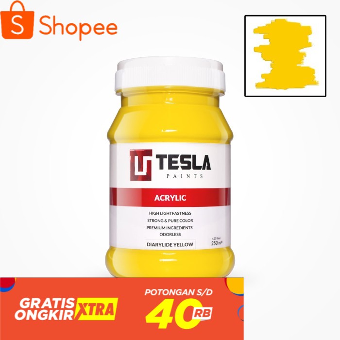 

Tesla Acrylic 250 ml Diarylide Yellow