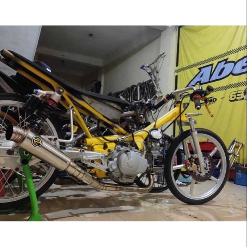 Knalpot Pekajaman Jupiter vega shogun supra 200cc Original Pekajaman Yogyakarta