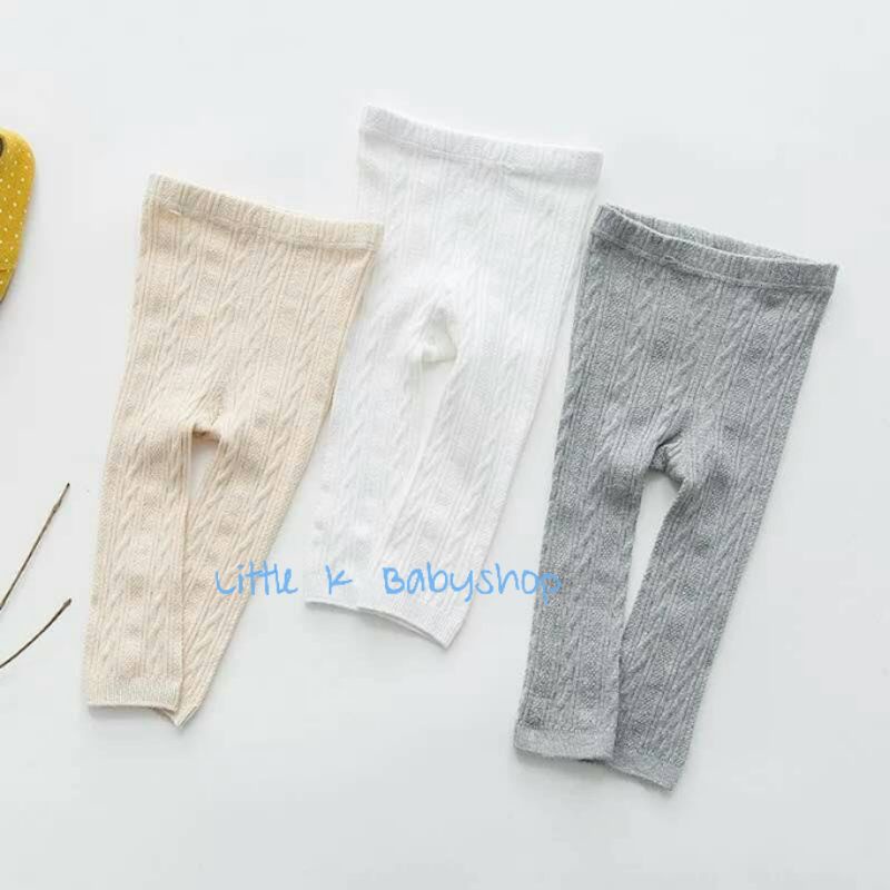 Legging Bayi Polos Buka Kaki / Legging Anak Polos Buka Kaki