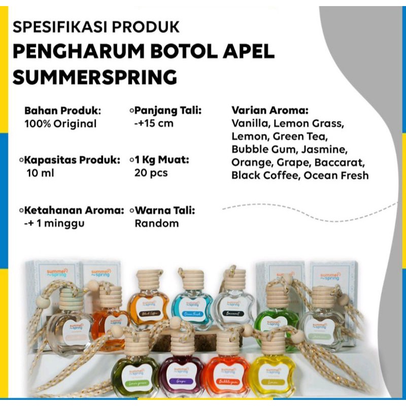 Pengharum Botol Apel Summerspring