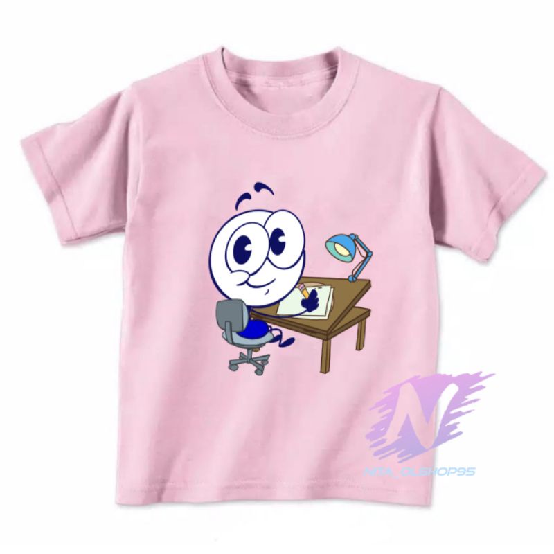 baju anak kaos anak karakter pencilmation series tv kartun