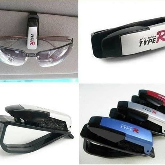 Sun Visor Sunglasses Holder Clip Car Penjepit Kacamata Mobil