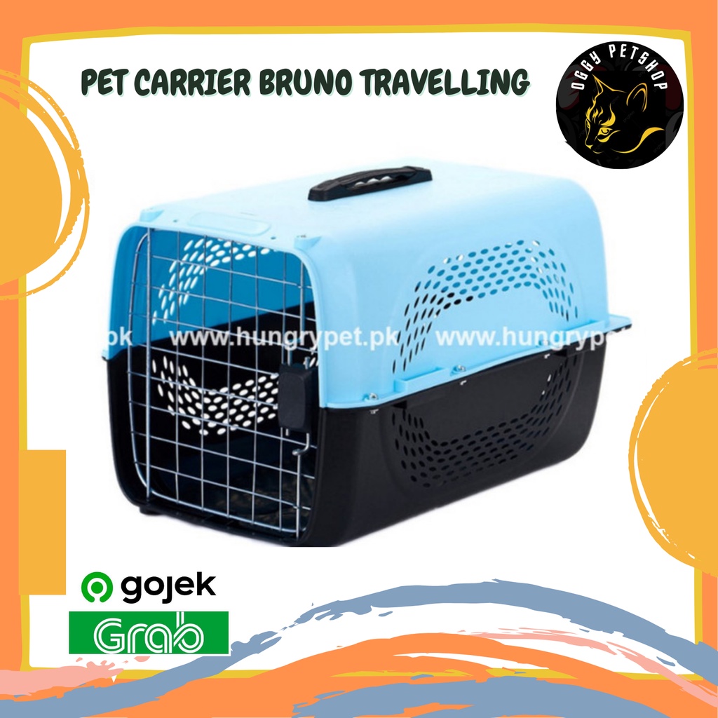 pet carrier bruno pet cargo trevelling untuk hewan peliharaan