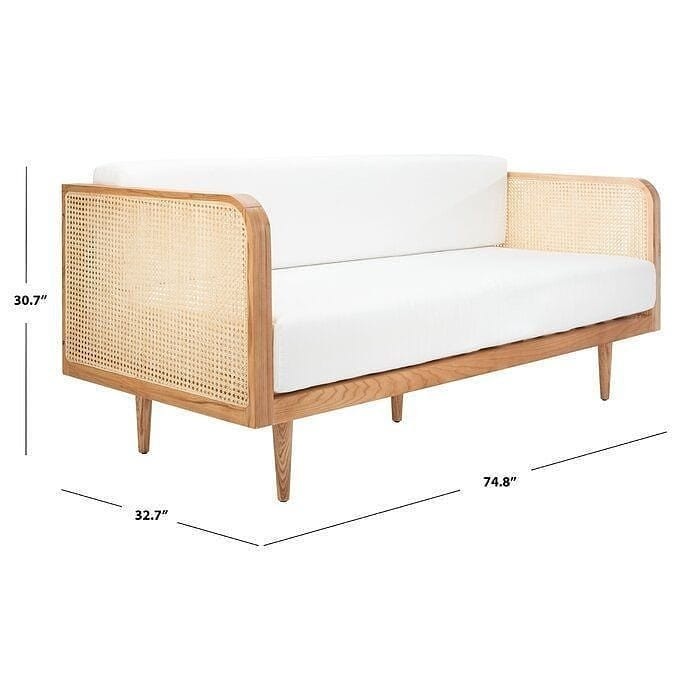 SOFA BED JATI MINIMALIS ROTAN