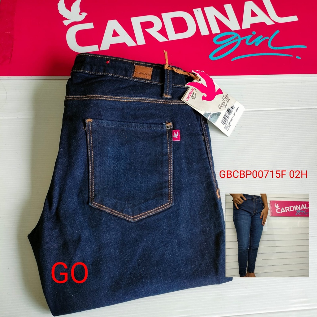 bb M CELANA JEANS CARDINAL Pensil Casual Stretch Skinny Slimfit Super Skinny Celana Panjang Ladys