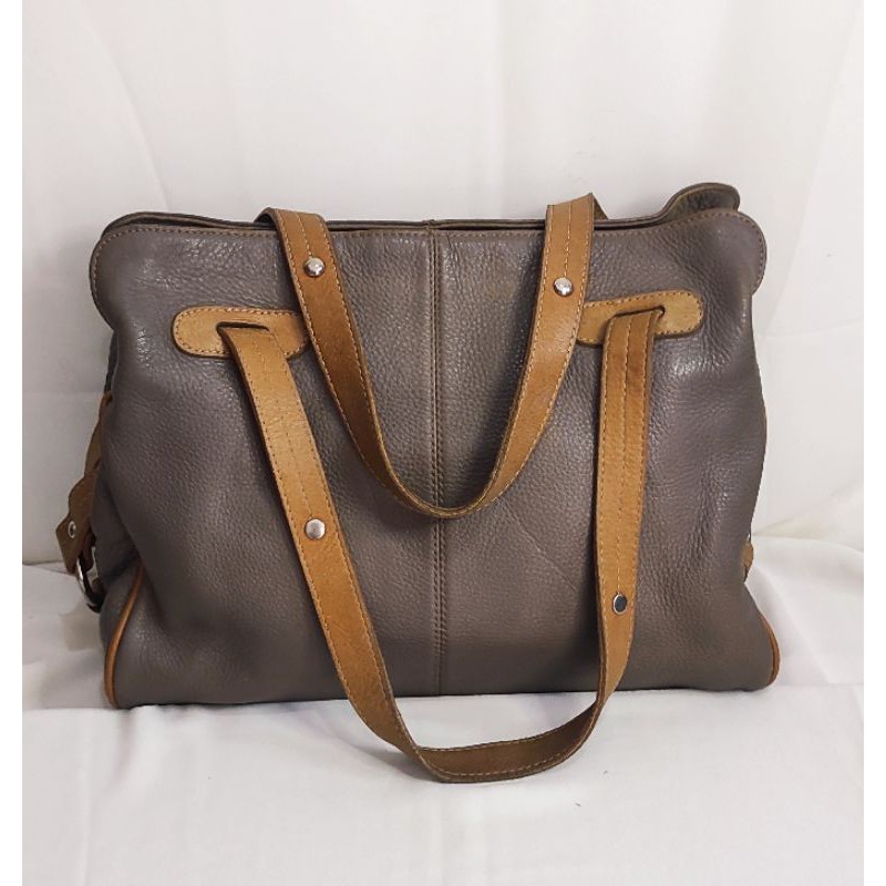 Preloved tas kulit asli mantul tebal