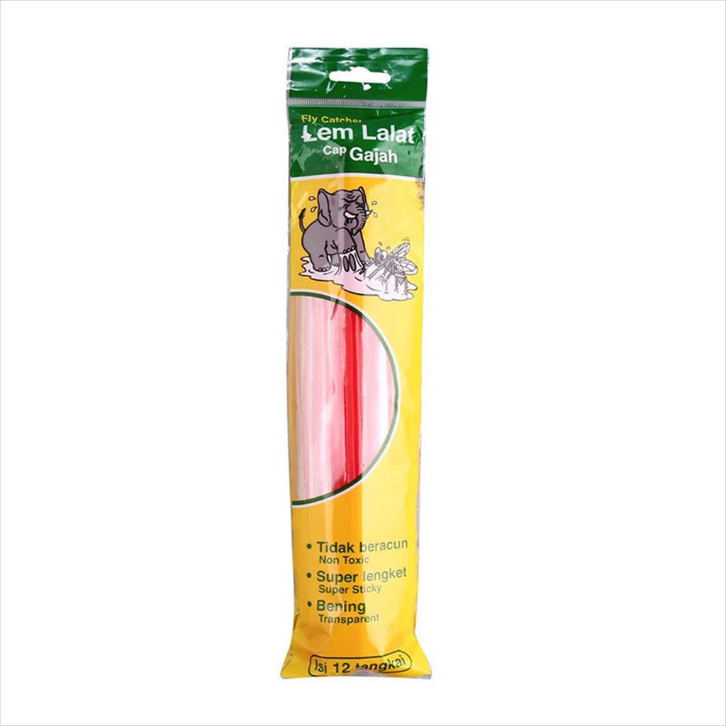 Lem Lalat Cap Gajah Stick Isi 12 PCS Original 100 %