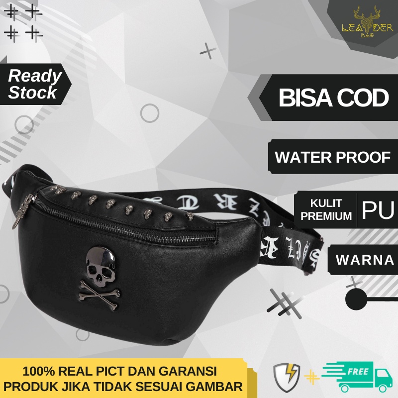 Weisbeg Kulit Pria Original Terbaru 2021 Warna Hitam | Tas Selempang Kulit Bahu Remaja Distro Import