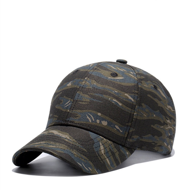 Topi baseball Adjustable Motif camouflage Gaya vintage Untuk Pria Dan Wanita