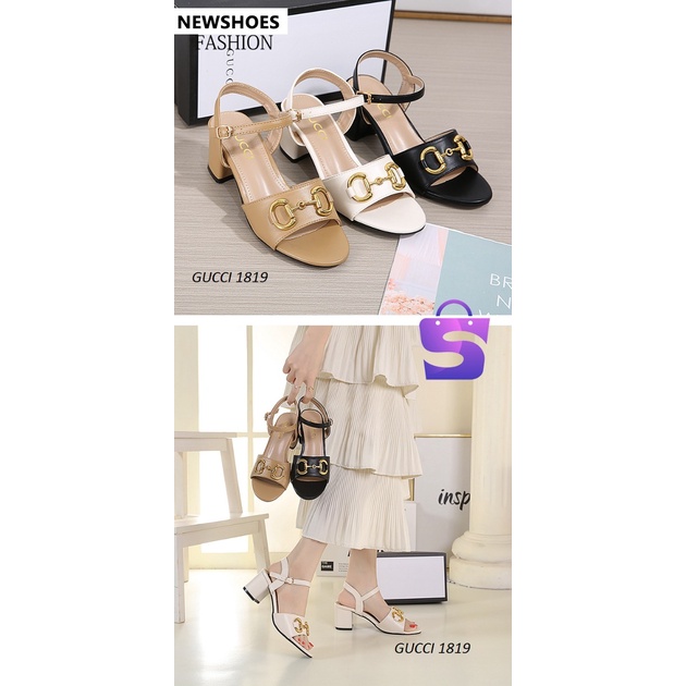 SEPATU WANITA HEELS PLATFORM SLINGBACK SHOES 1819