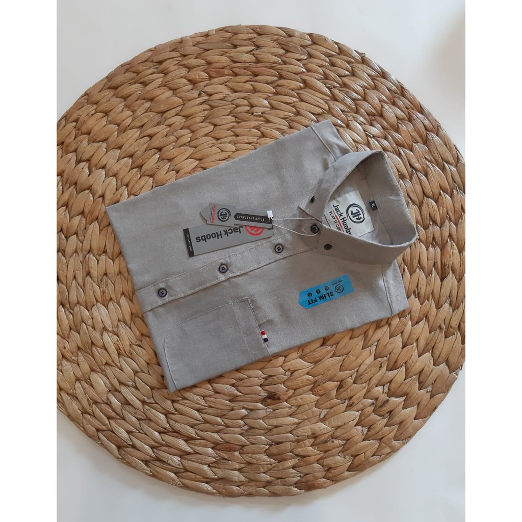 Kemeja pria lengan pendek polos