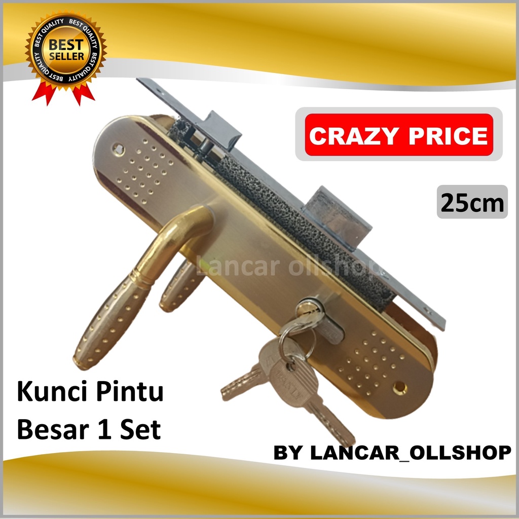 Handel Besar Babet 25 cm | Kunci Pintu Rumah Besar | Handel Besar Babet