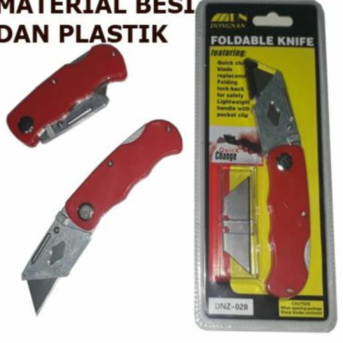

Mudah Folding - Foldable Knife - Pisau Cutter Lipat Gipsum Sheet Limited