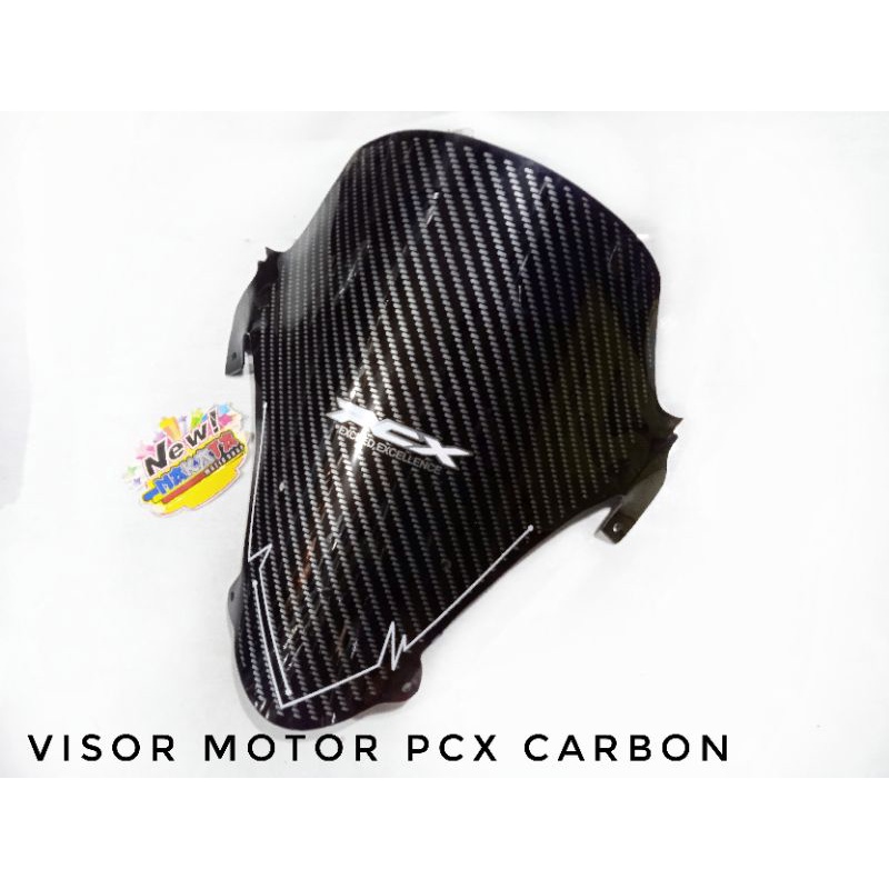 visor carbon motor pcx visor motor pcx carbon fisor motor pcx carbon variasi visor pcx karbon