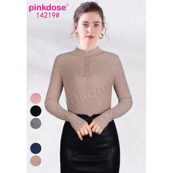 MANSET BUSUI KANCING RAJUT PREMIUM PINKDOSE 14219