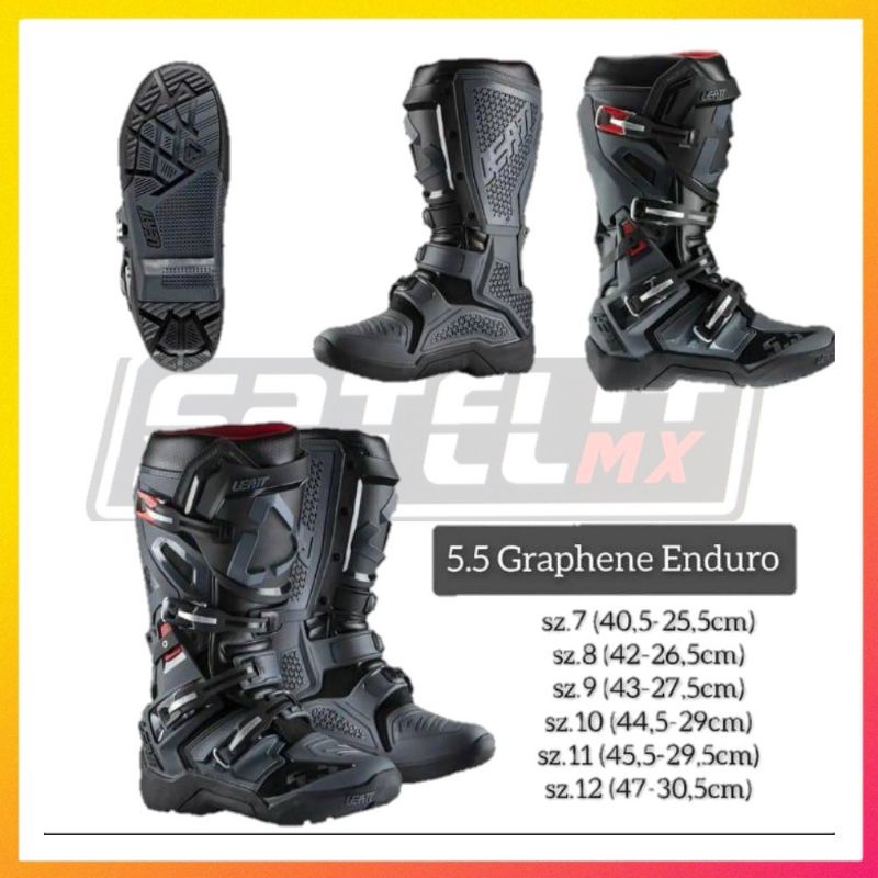 SEPATU BOOT LEATT 5.5 FLEXLOCK ENDURO