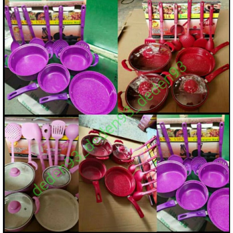 Panci set Cookware 13pcs / Cookware set of 13