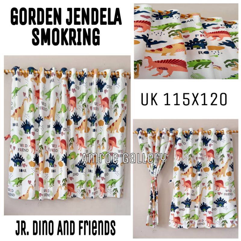 HORDEN GORDEN JENDELA SMOKRING PENDEK UK.115X120 DAN 115X200