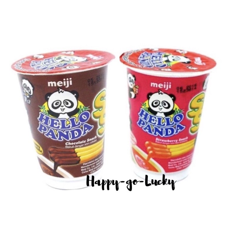 

Hello Panda Stick Choco / Strawberry 20 gr chocolate straw