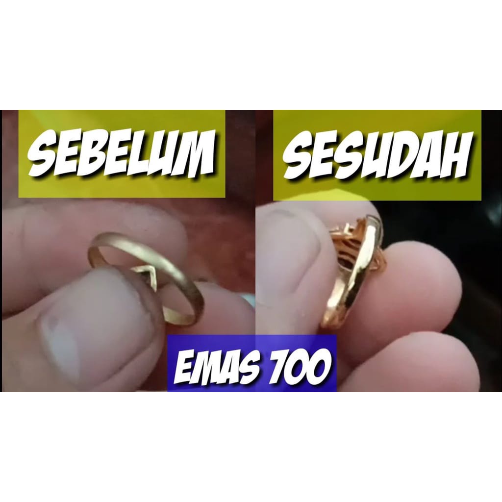 Pembersih Perhiasan Emas Asli Putih Imitasi Kuningan Titanium Silver Dan Perak