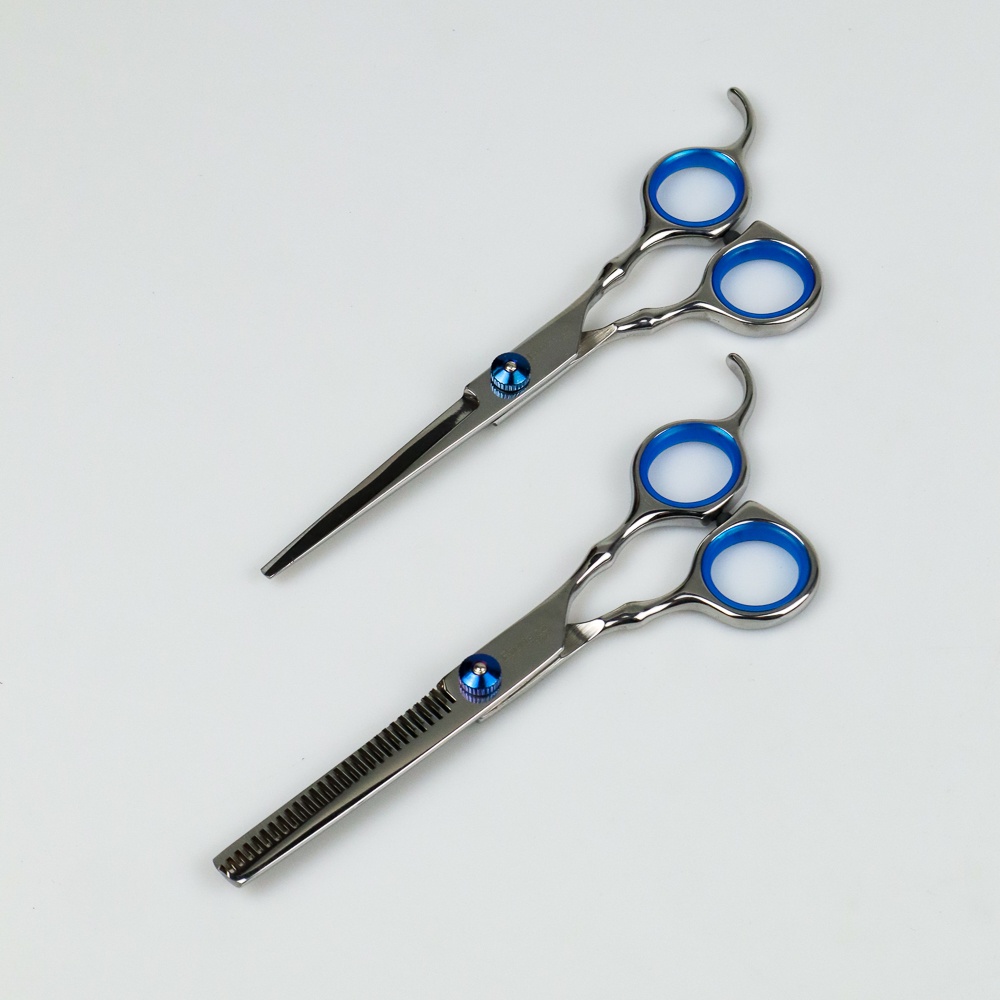 Set Gunting Rambut Salon Profesional - BHT002 - OMHZBHSV Silver