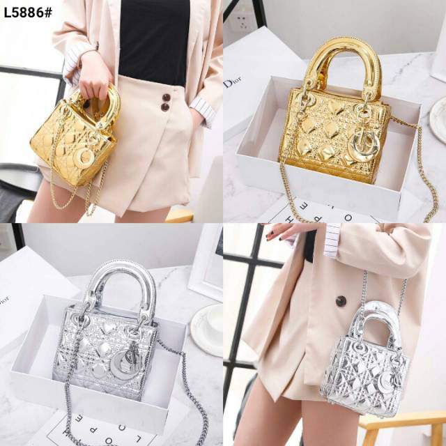CD Christian Dior Lady Thuram Bag L5886