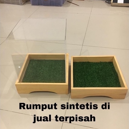 Hantaran Kayu 32,5x32,5 Plus Tutup Akrilik Box Kotak Seserahan Kayu Sama Sisi