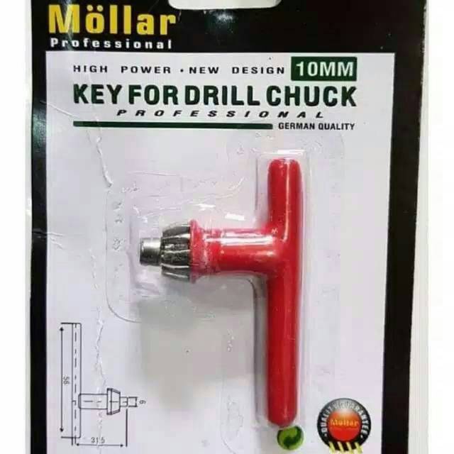kunci bor tangan mollar/merk lain