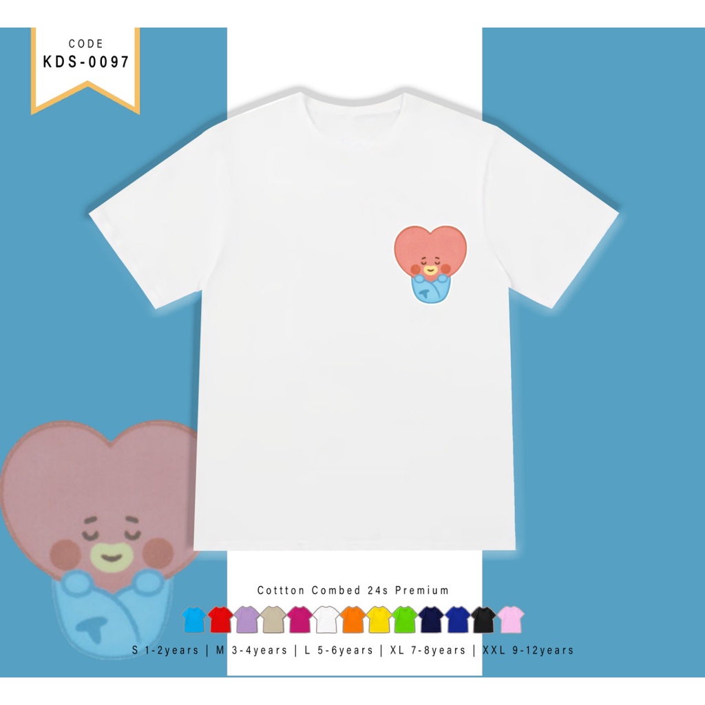 KAOS ATASAN ANAK ADEM DAN LEMBUT / TERIMA CUSTOM / BTT21 BABY SIDE TEMURAH / RESELLER WELCOME