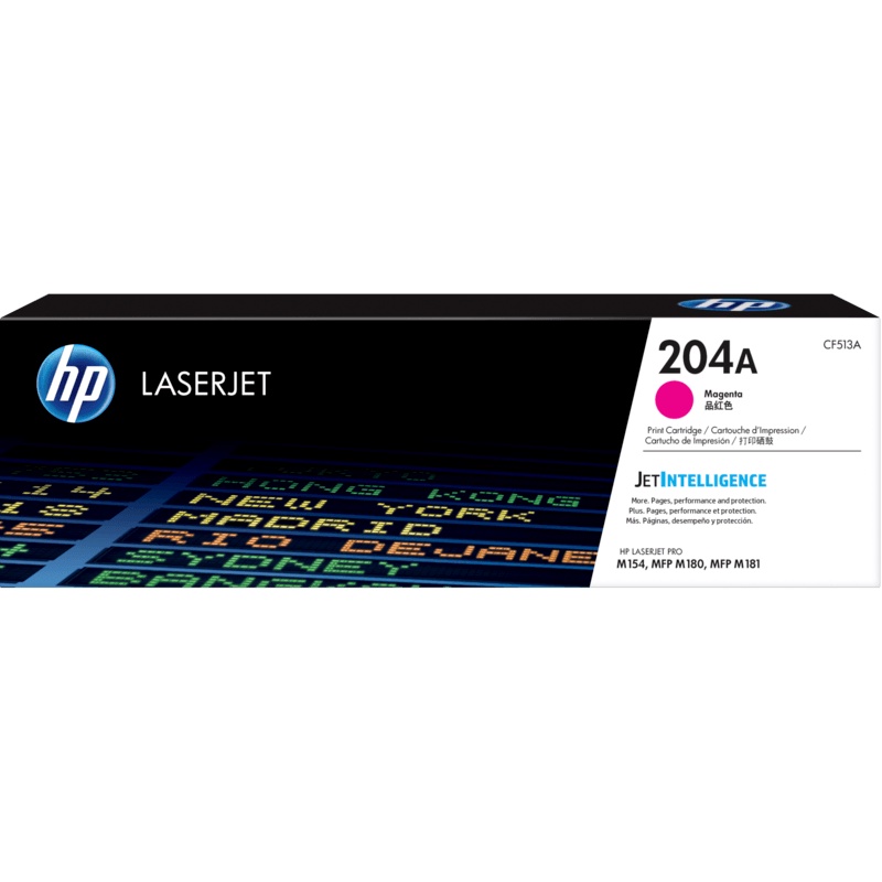 Toner HP 204A Magenta Original LaserJet Cartridge - CF513A