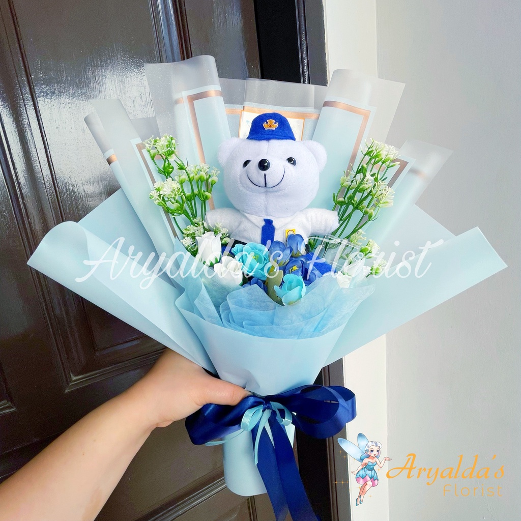 PREMIUM Mini Bouquet [READY STOCK] | Buket Kelulusan, Anniversary, Graduation, Sidang | Boneka Wisud