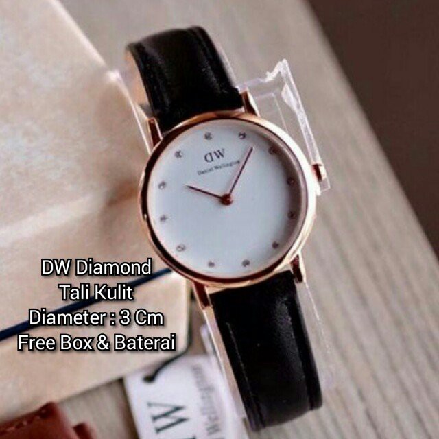 Jam Tangan Wanita KW Super Premium Quality Kulit DW003