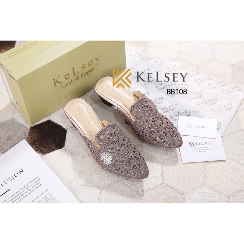 Sendal  Heels Wanita  Kelsey / Sendal Hak Tahu 5cm Wanita BB108