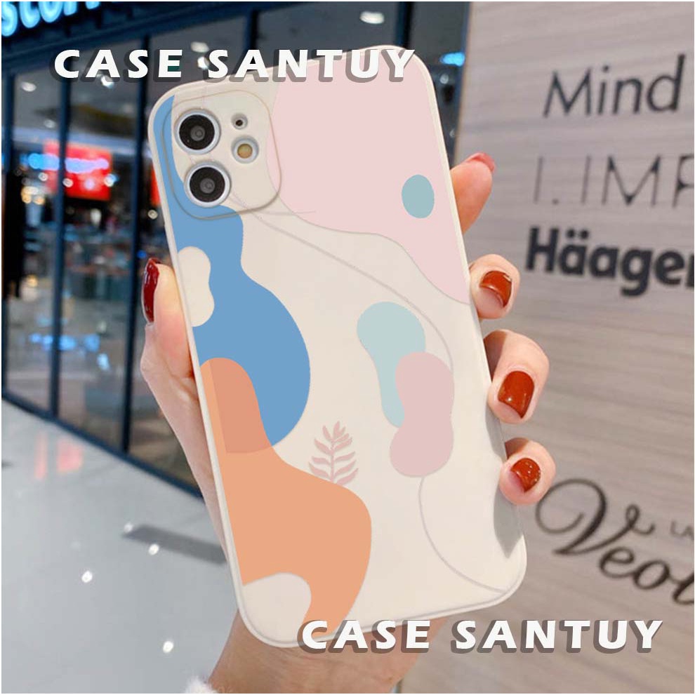 Soft Case Casing Samsung Note 10 10 Pro 20 20 Ultra Casing Lucu Doff Paint Painting Aesthetic Art Square Edge Camera Protection