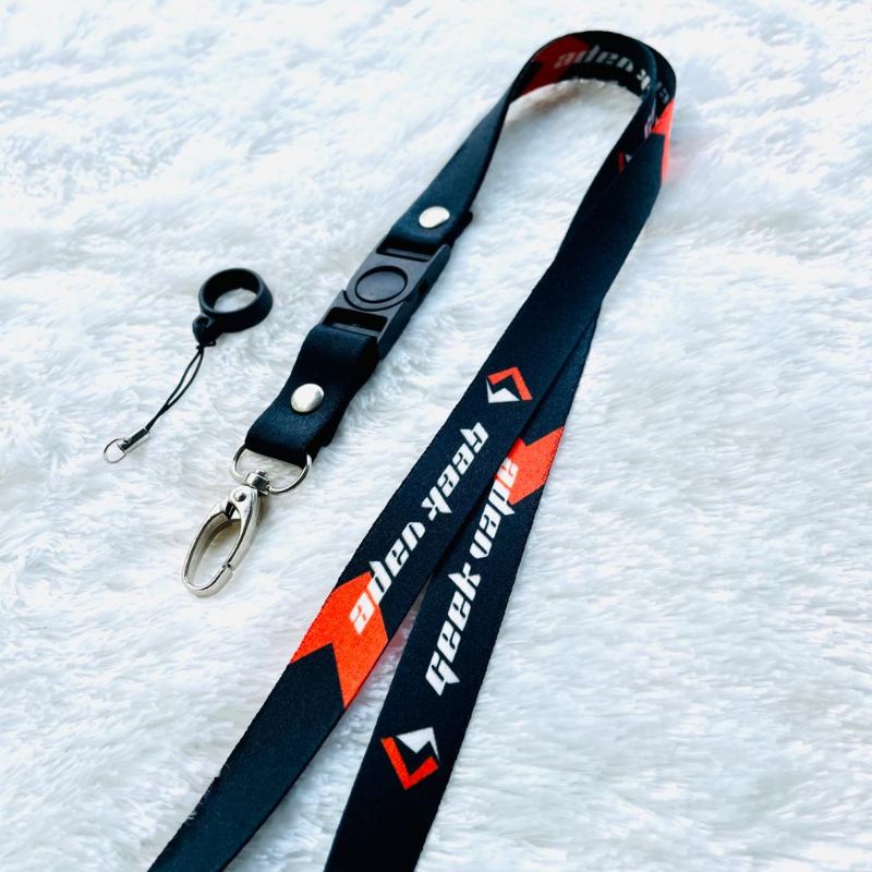 

Lanyard Printing Gantungan ID Card Geek free o ring 13mm real pick