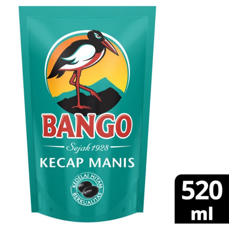 

Bango Kecap Manis 520 MI - Soy Sauce, Kecap Manis Refill, Kecap Manis Pouch