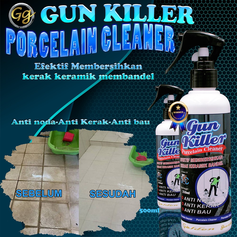 GUN KILLER pembersih lantai kamar mandi pembersih lantai keramik pembersih kerak kamar mandi |  PENG
