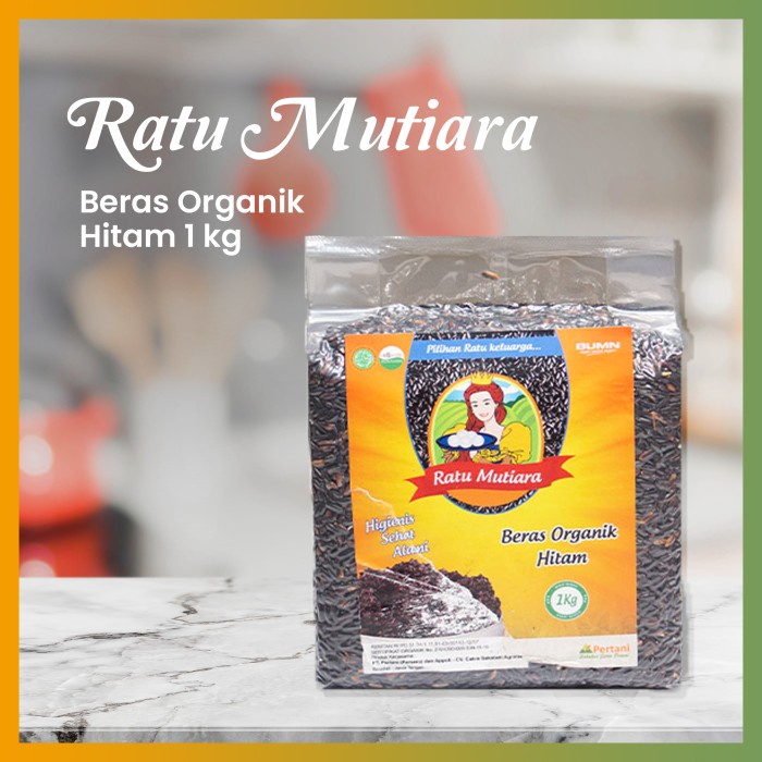 

bg20t01r Beras Hitam Organik Ratu Mutiara 1 Kg Sv012Ss