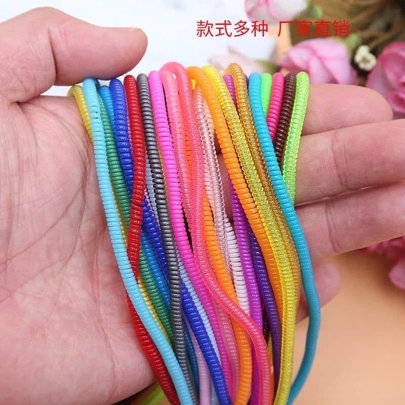 Pelindung Kabel / Gulungan Kabel Data Warna Warni Lilitan Kabel / Cable Protector