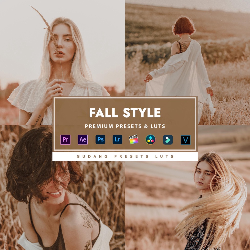 [BISA VN] Fall Style - Premium Preset Lightroom LUTs Android IOS & PC Premiere Pro Davinci